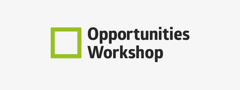 Logo design for Opportunities Workshop in Ipswich, Suffolk.