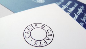 Business card design and print for Carts & Crafts in Harwich, Essex.