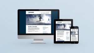 Responsive website design for professional telemark skier Jasmin Taylor in Ipswich, Suffolk.