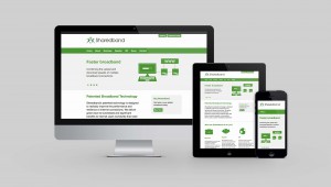 Responsive website design for Sharedband in Ipswich, Suffolk.