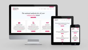 Responsive website design for Independent Safeguarding Service CIC, in London.