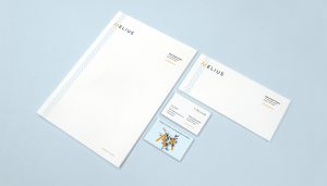 Stationery design for Melius in Ipswich, Suffolk.